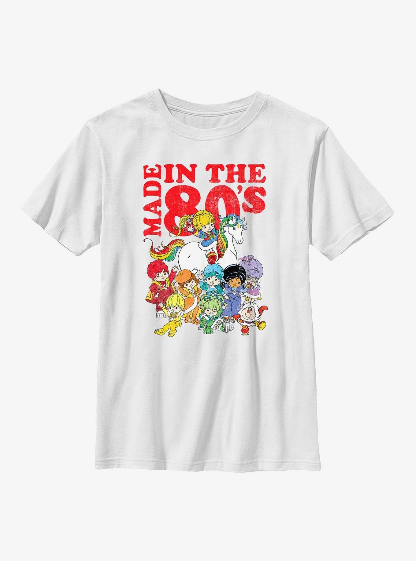 Rainbow Brite Made In The 80's Youth T-Shirt, WHITE, hi-res