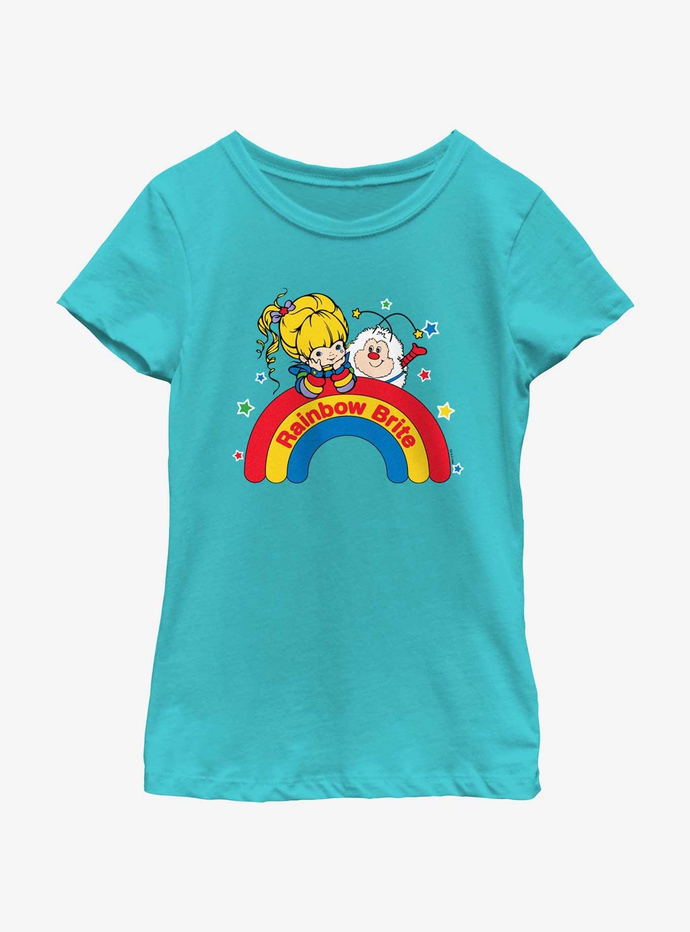 Rainbow Brite Wishing On A Rainbow Youth Girls T-Shirt, , hi-res