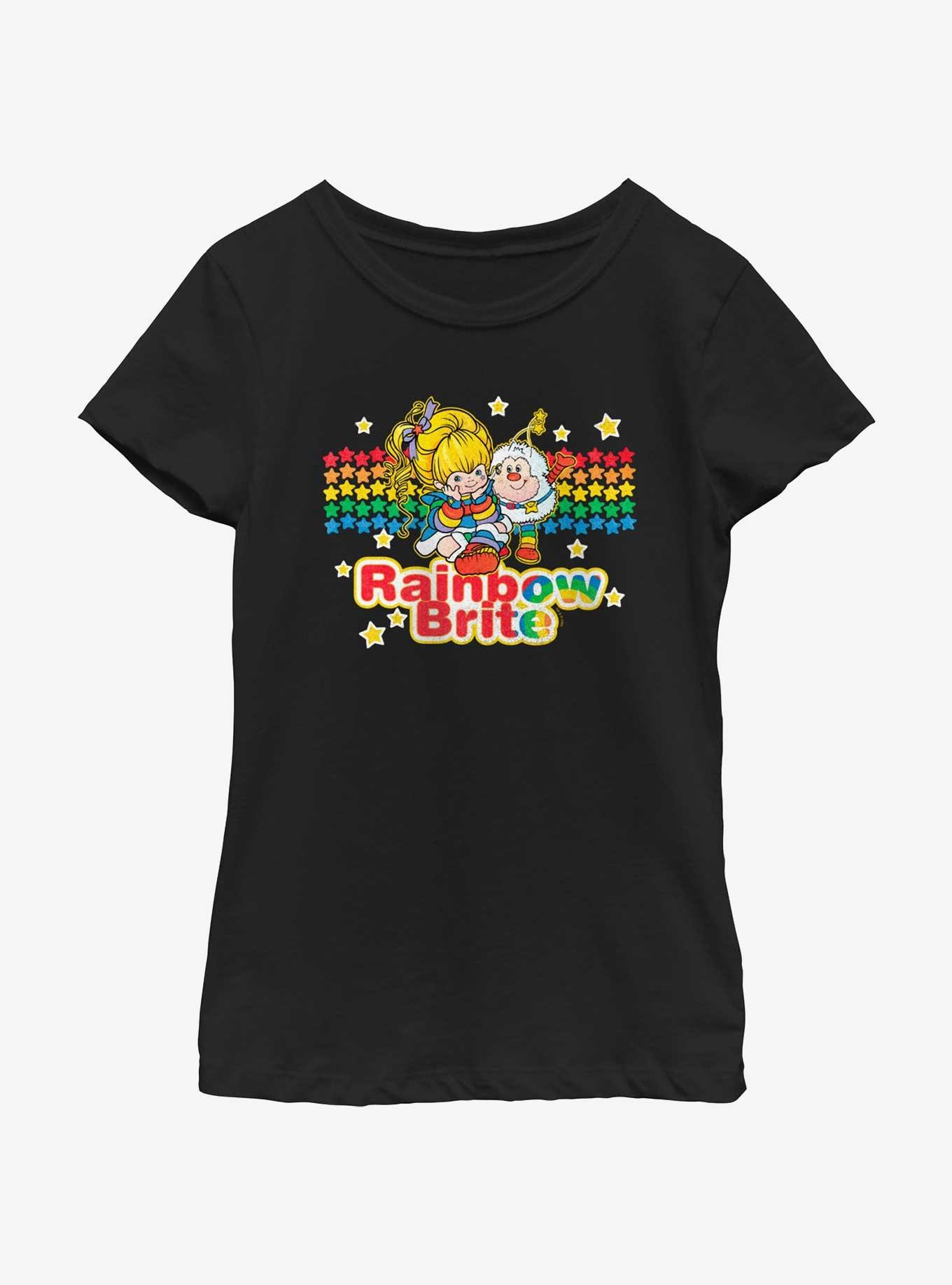 Rainbow Brite Vintage Pals Youth Girls T-Shirt, BLACK, hi-res