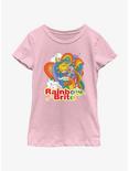 Rainbow Brite Rainbow Tangle Youth Girls T-Shirt, PINK, hi-res