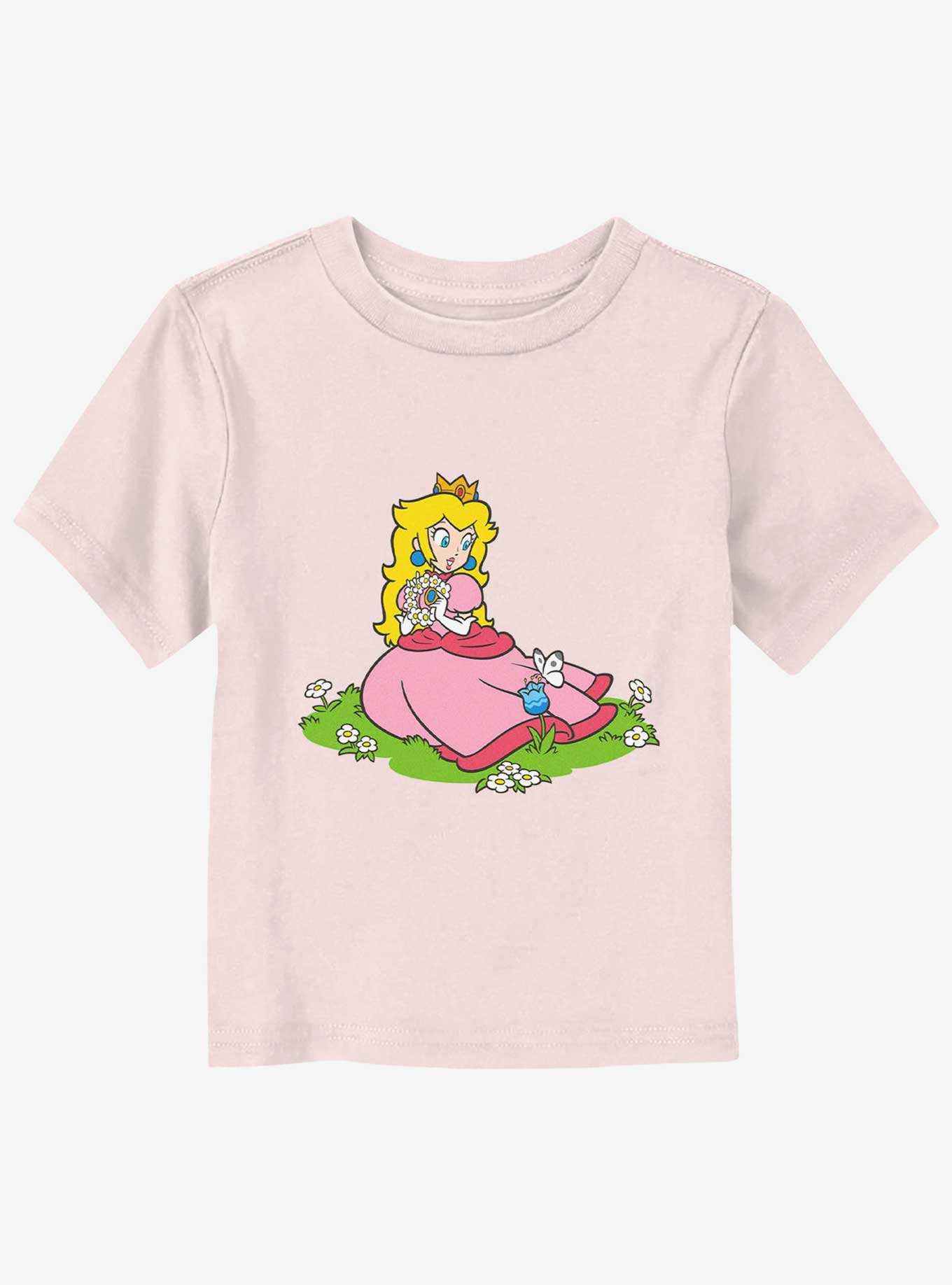 Nintendo Peach And A Butterfly Toddler T-Shirt, , hi-res