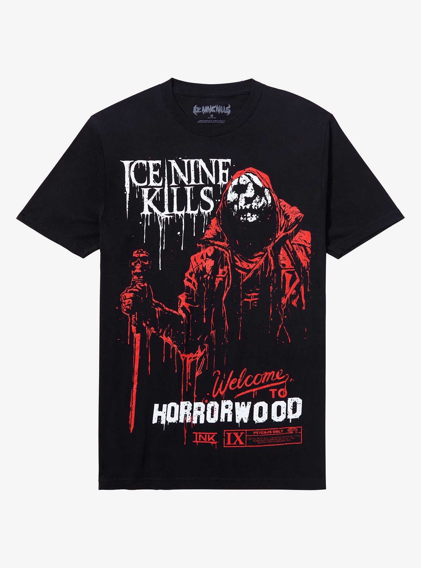 Ice Nine Kills Horrorwood Boyfriend Fit Girls T-Shirt, , hi-res