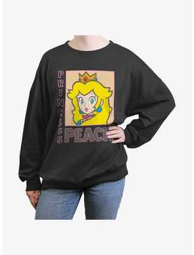 Nintendo Princess Peach Poster Womens Oversized Sweatshirt, , hi-res