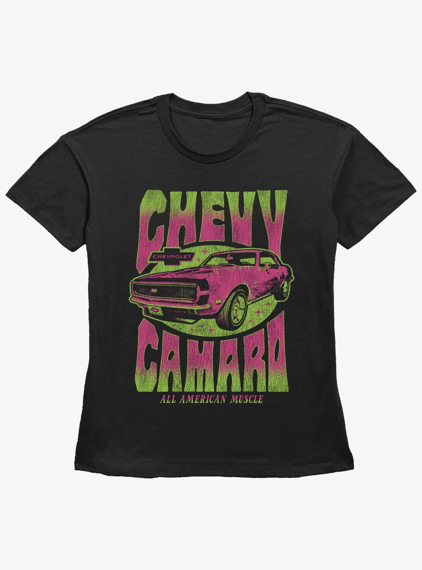 General Motors Super Sport Chevy Camaro Womens Straight Fit T-Shirt