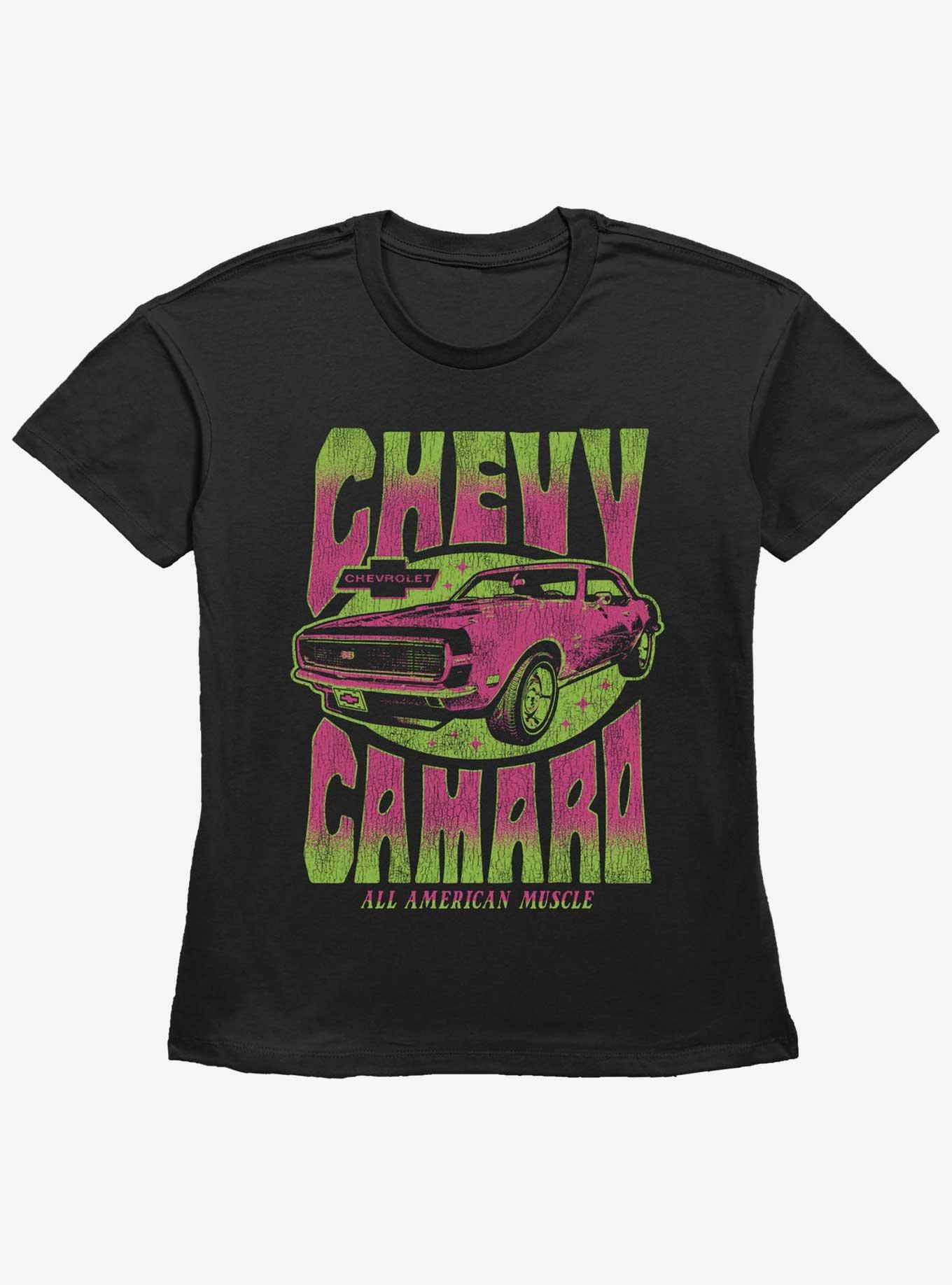 General Motors Super Sport Chevy Camaro Womens Straight Fit T-Shirt, , hi-res