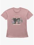 MTV Celestial Floral Womens Straight Fit T-Shirt, DESERTPNK, hi-res