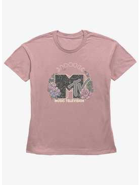 MTV Celestial Floral Womens Straight Fit T-Shirt, , hi-res