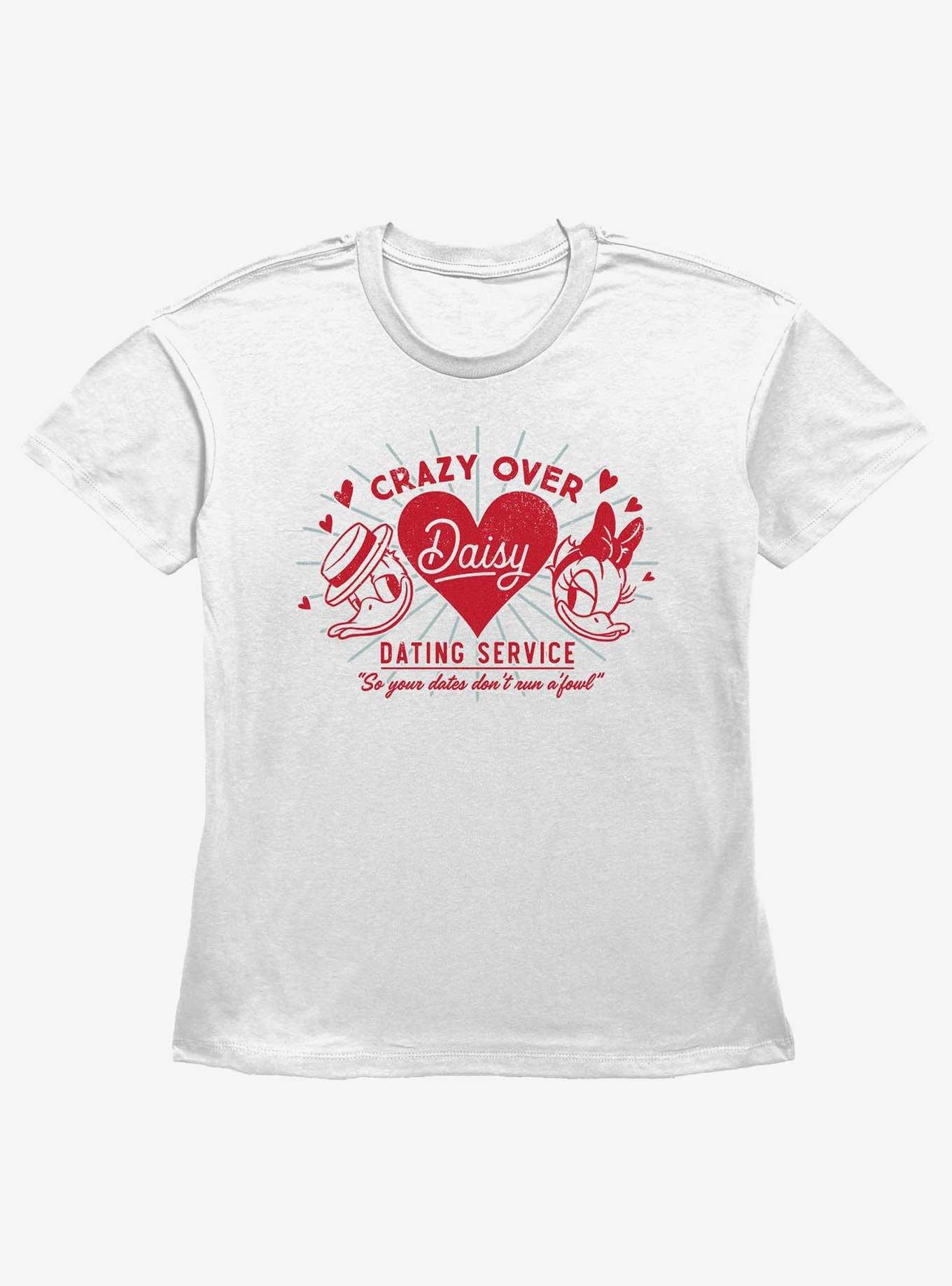 Disney Mickey Mouse Daisy Dating Service Womens Straight Fit T-Shirt, , hi-res