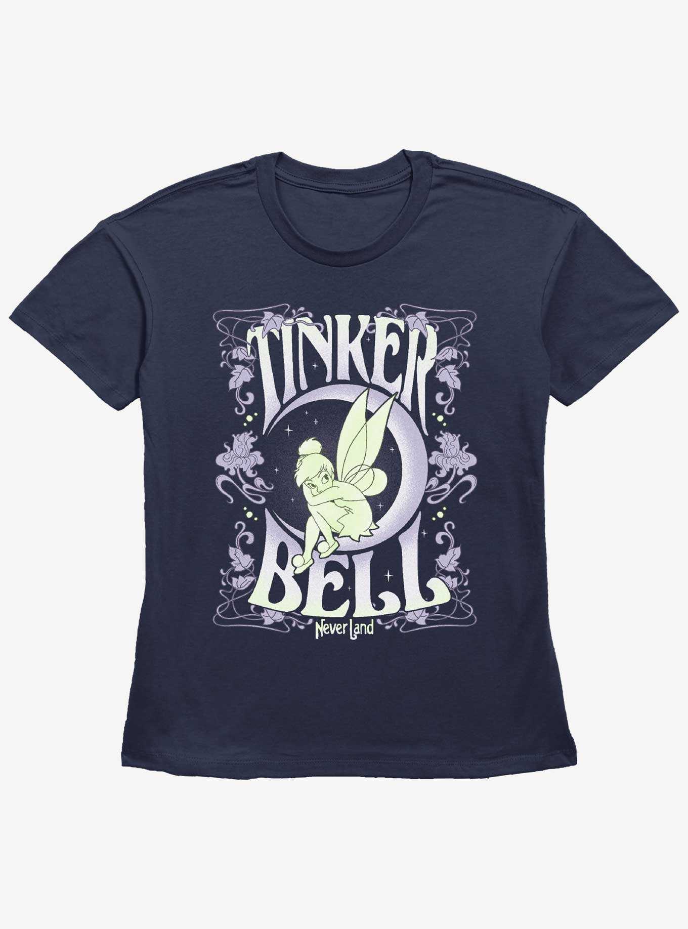 Disney Tinker Bell Nouveau Poster Womens Straight Fit T-Shirt, , hi-res