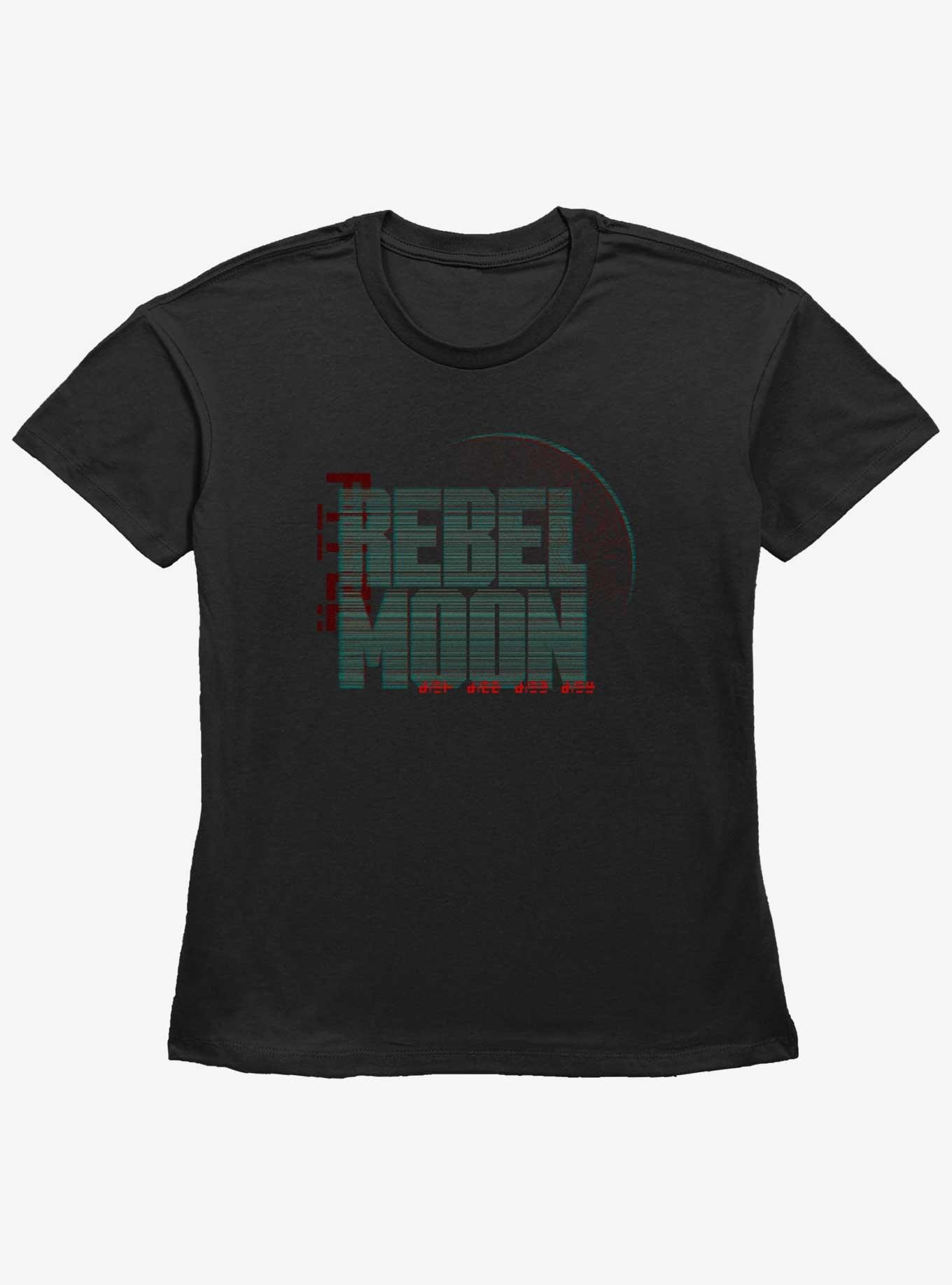 Marvel Rebel Moon Symbols Womens Straight Fit T-Shirt