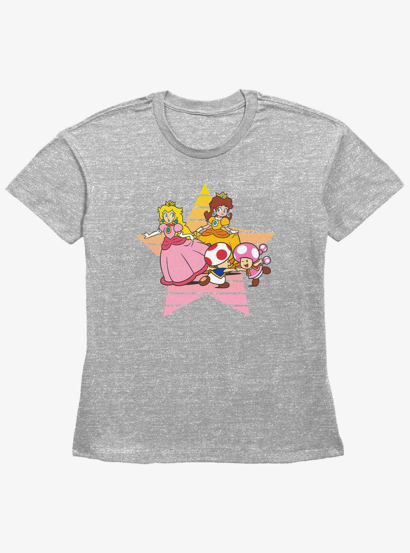 Nintendo Princess Peach and Daisy Star Womens Straight Fit T-Shirt, , hi-res