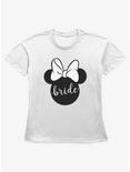 Disney Minnie Mouse Bow Bride Womens Straight Fit T-Shirt, WHITE, hi-res