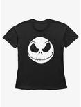 Disney The Nightmare Before Christmas Big Face Jack Womens Straight Fit T-Shirt, BLACK, hi-res
