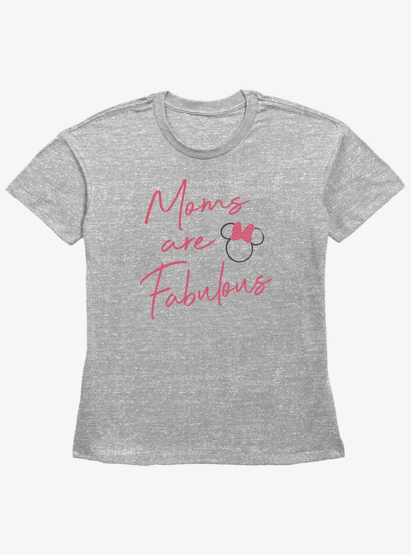 Disney Mickey Mouse Moms Are Fabulous Womens Straight Fit T-Shirt