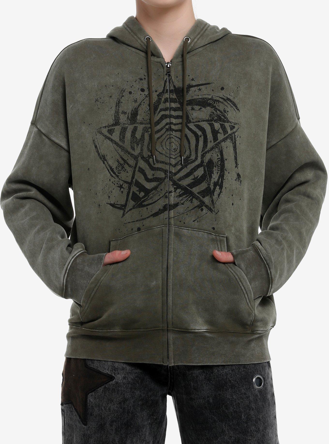 Social Collision Star Swirl Girls Hoodie, , hi-res