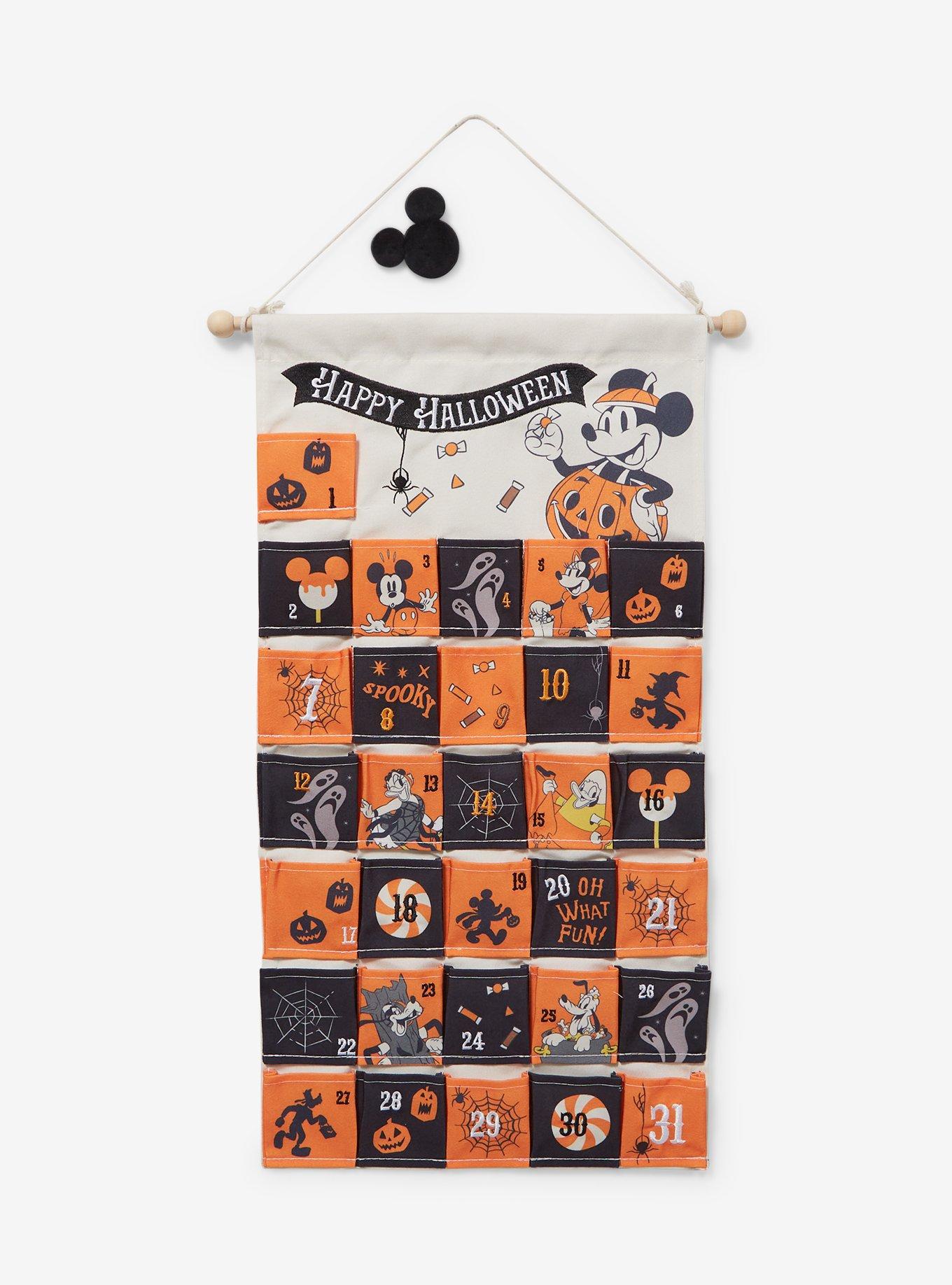 Disney Mickey Mouse & Friends Hanging Halloween Advent Calendar