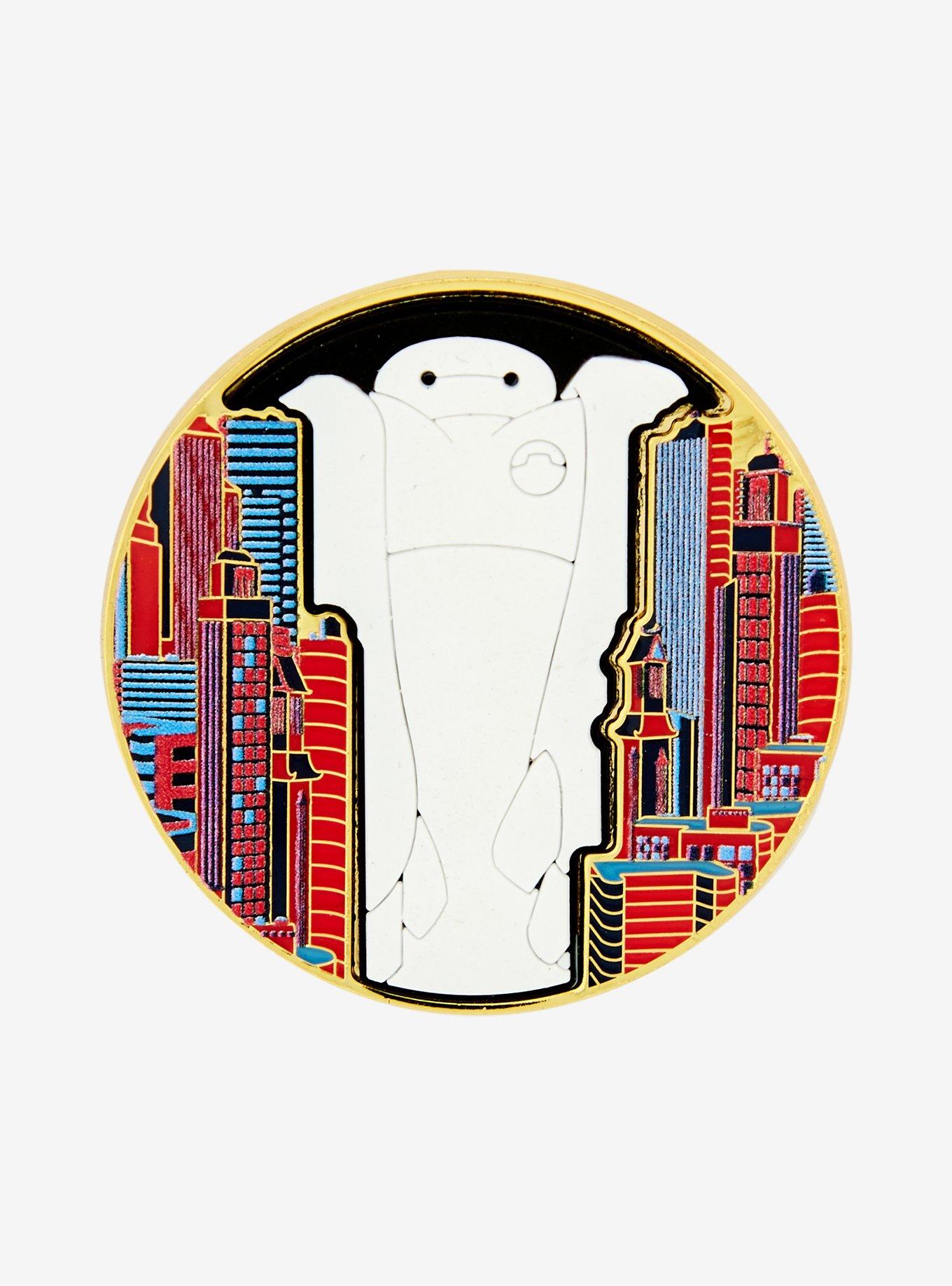 Loungefly Big Hero 6 Baymax City Circle Enamel Pin — BoxLunch Exclusive