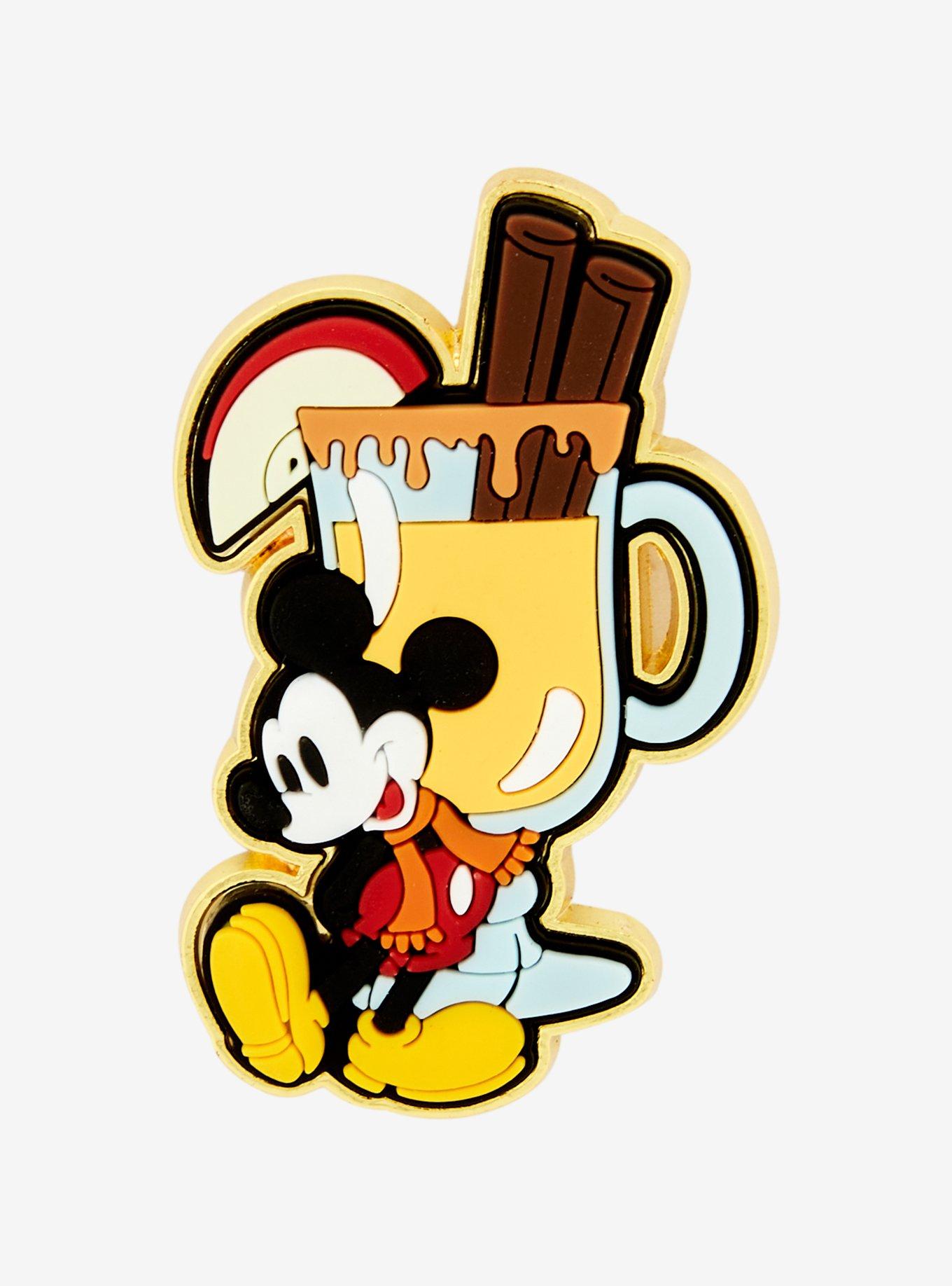 Loungefly Disney Mickey Mouse Apple Cider Cinnammon Scented Enamel Pin — BoxLunch Exclusive, , hi-res