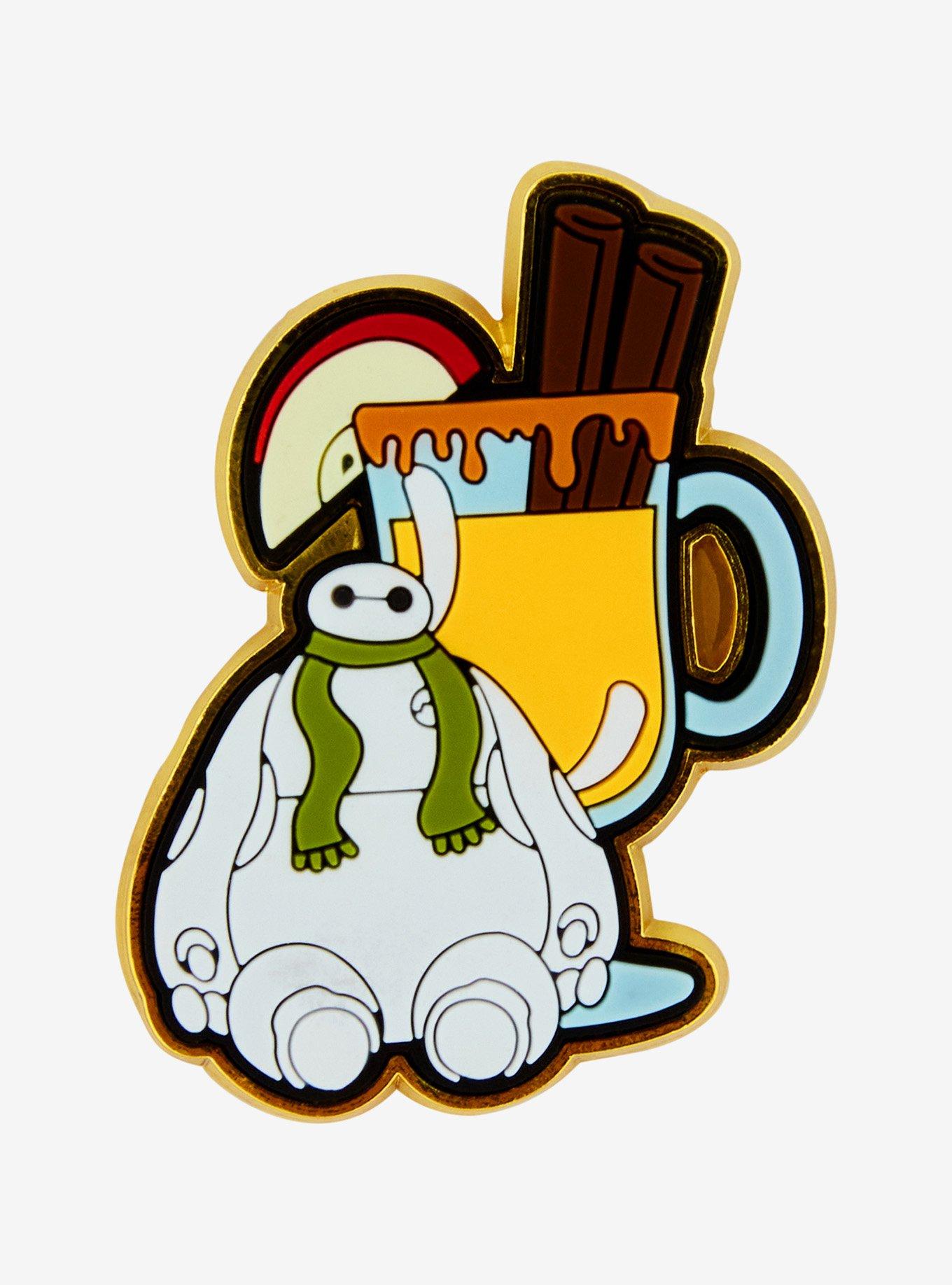 Loungefly Disney Big Hero 6 Baymax Apple Cider Scented Enamel Pin — BoxLunch Exclusive, , hi-res