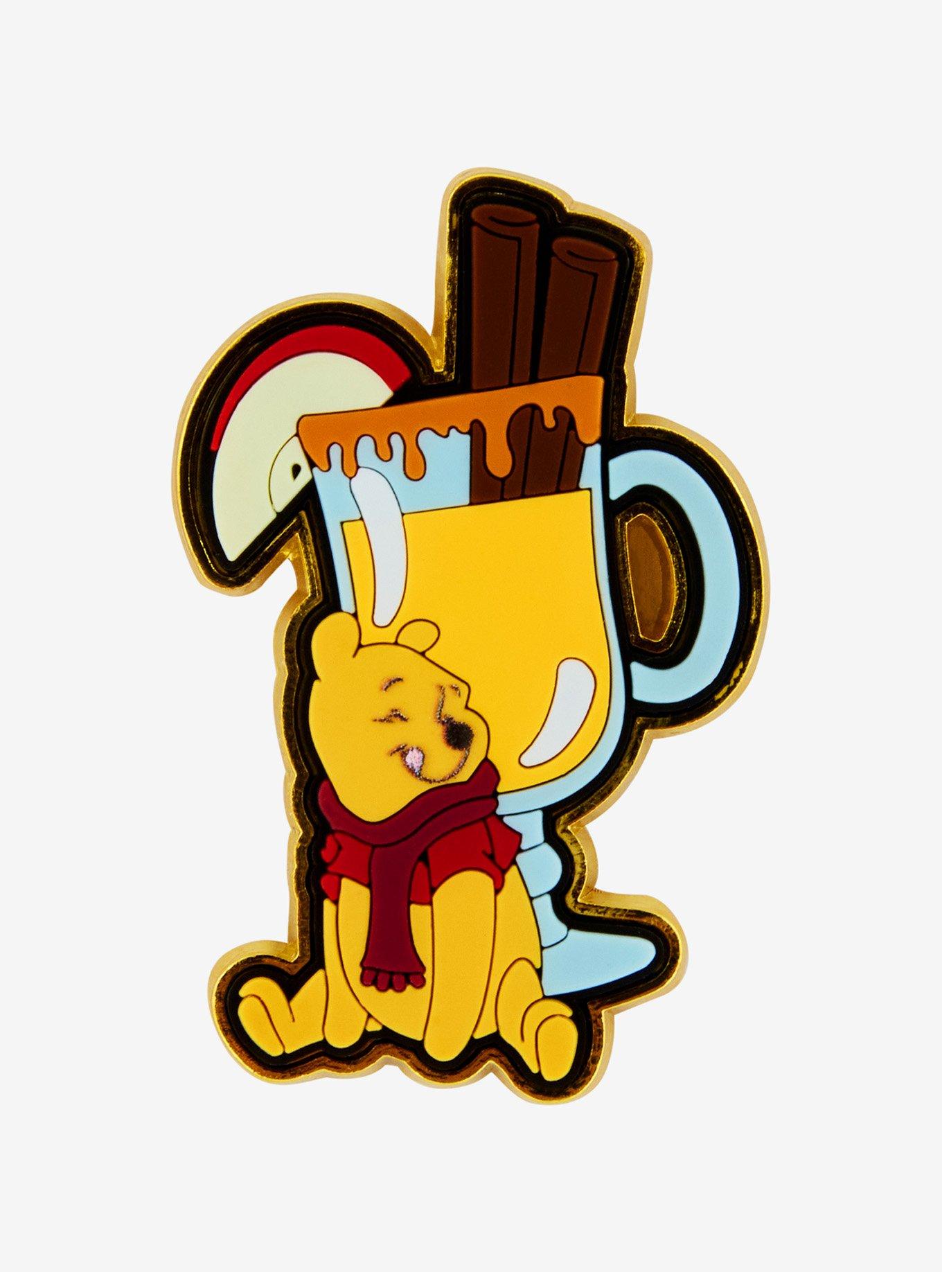 Loungefly Disney Winnie the Pooh Apple Cider Scented Enamel Pin — BoxLunch Exclusive, , hi-res