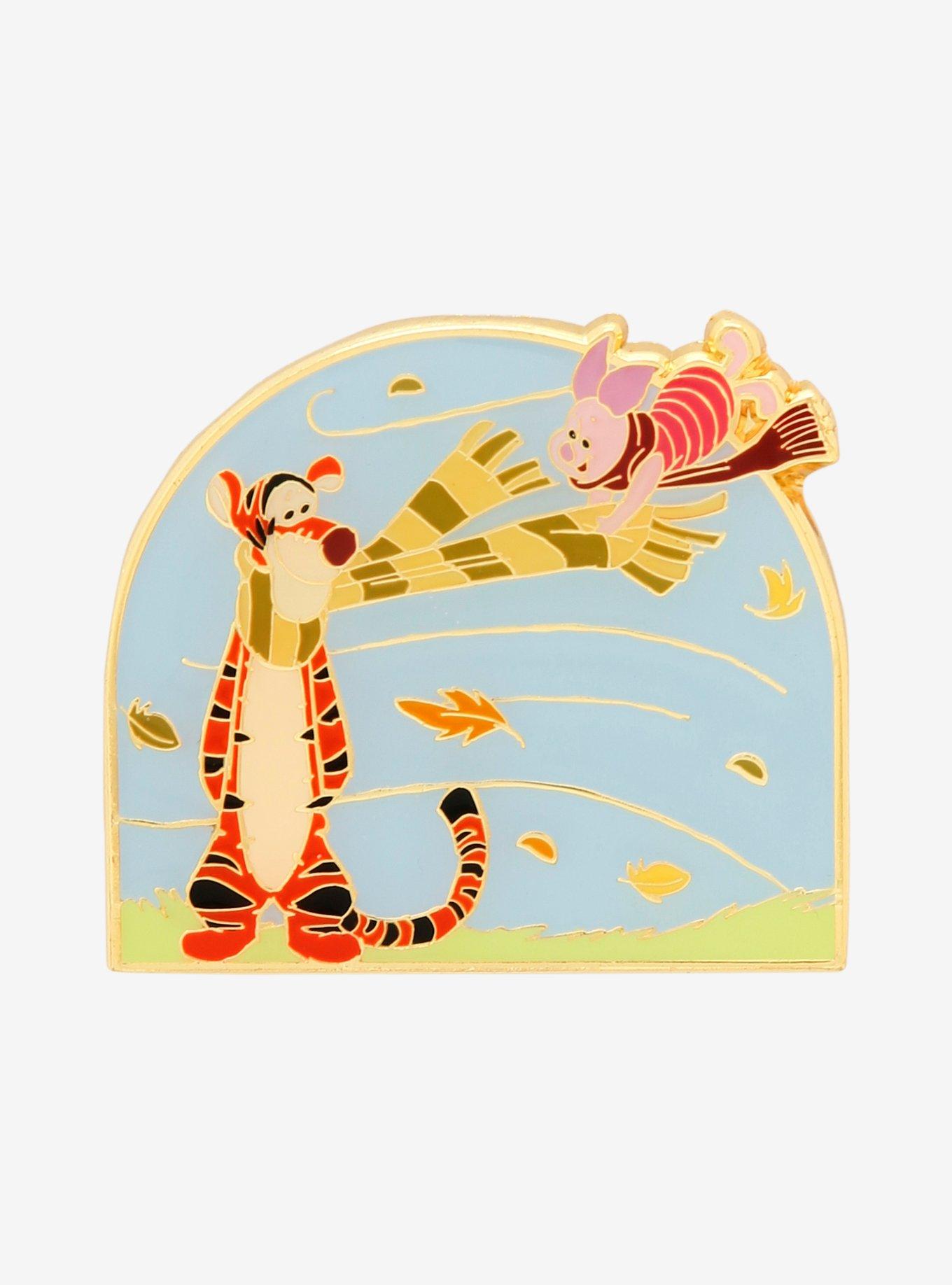 Loungefly Disney Winnie the Pooh Windy Tigger & Piglet Enamel Pin - BoxLunch Exclusive, , hi-res