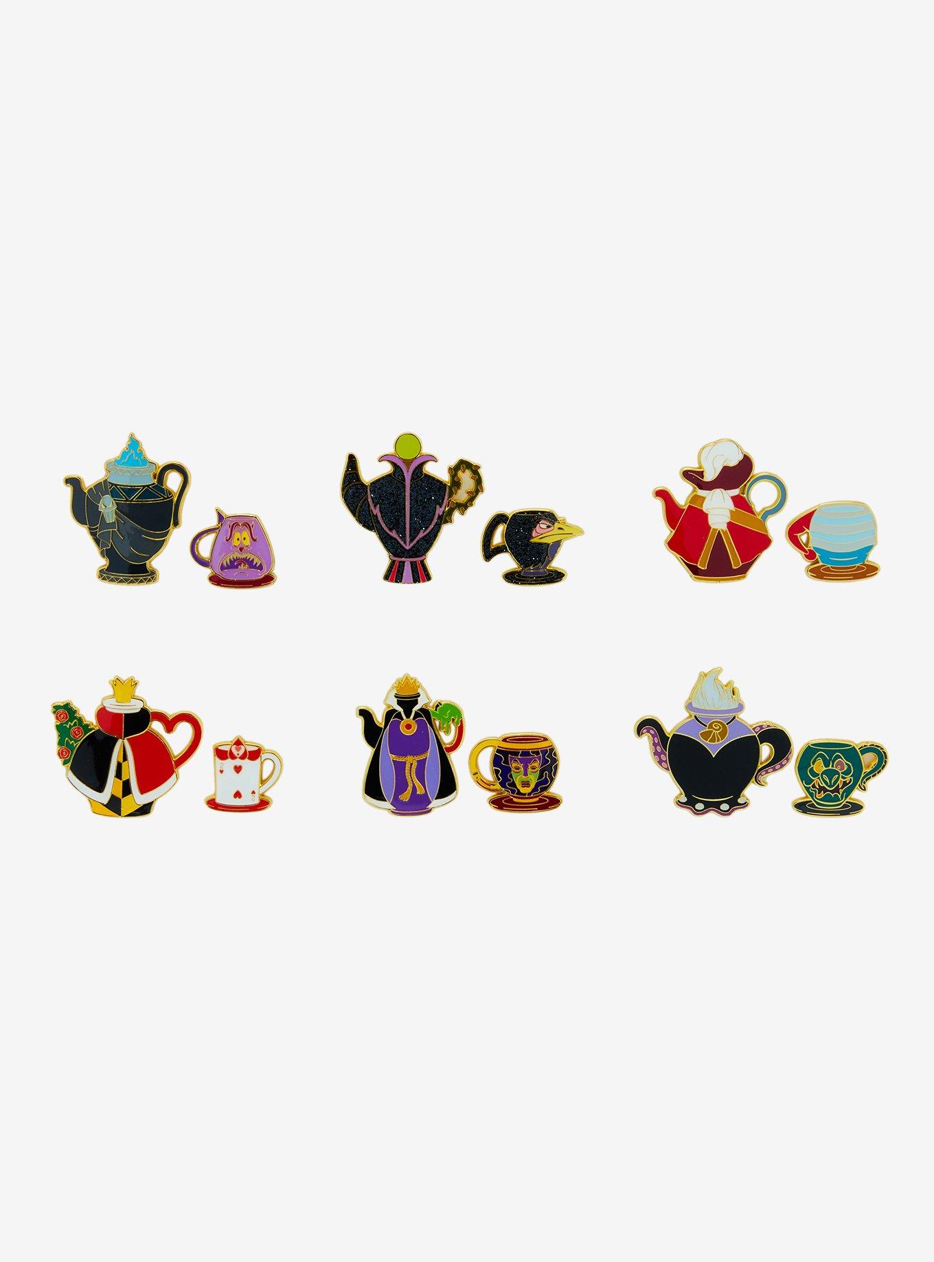 Loungefly Disney Villains Chibi blind box enamel pin 2024 set