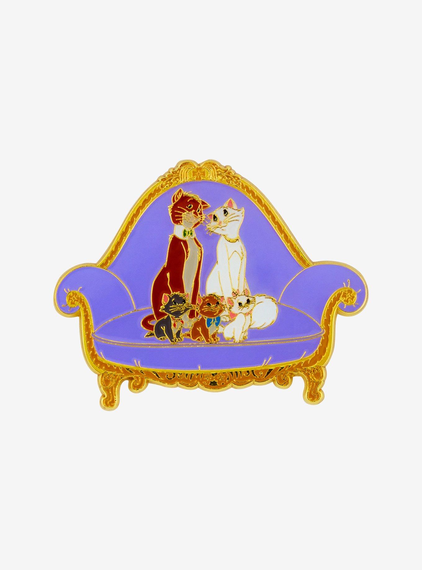 Loungefly Disney The Aristocats Family Portrait Enamel Pin - BoxLunch Exclusive, , hi-res