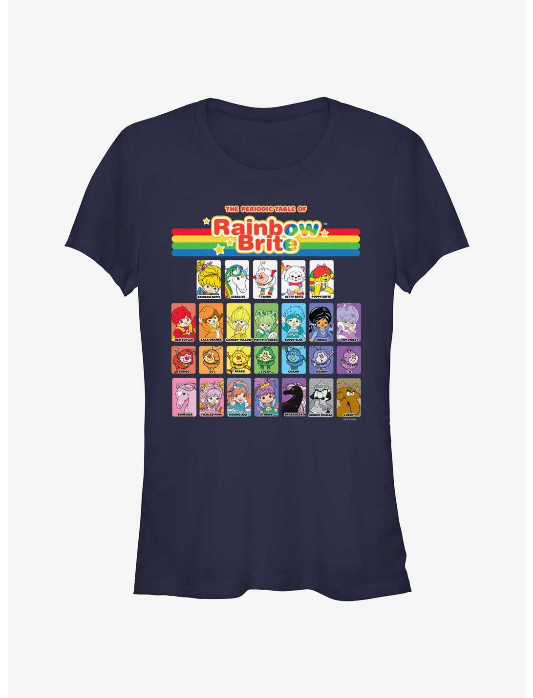 Rainbow Brite Table Of Color Girls T-Shirt, NAVY, hi-res