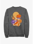Rainbow Brite Lala Orange Halloween Sweatshirt, CHAR HTR, hi-res