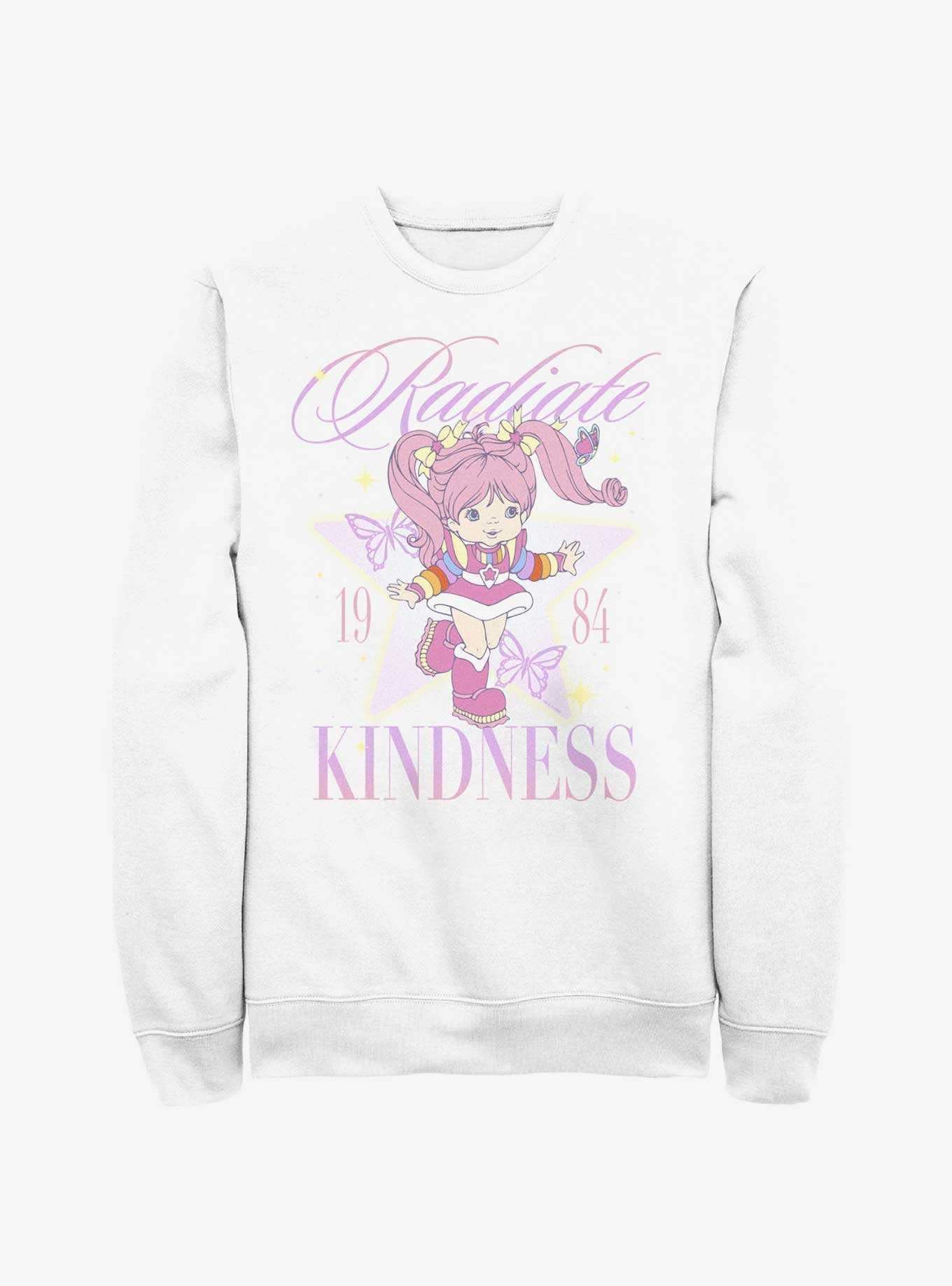 Rainbow Brite Tickled Pink Radiate Kindness Sweatshirt, , hi-res