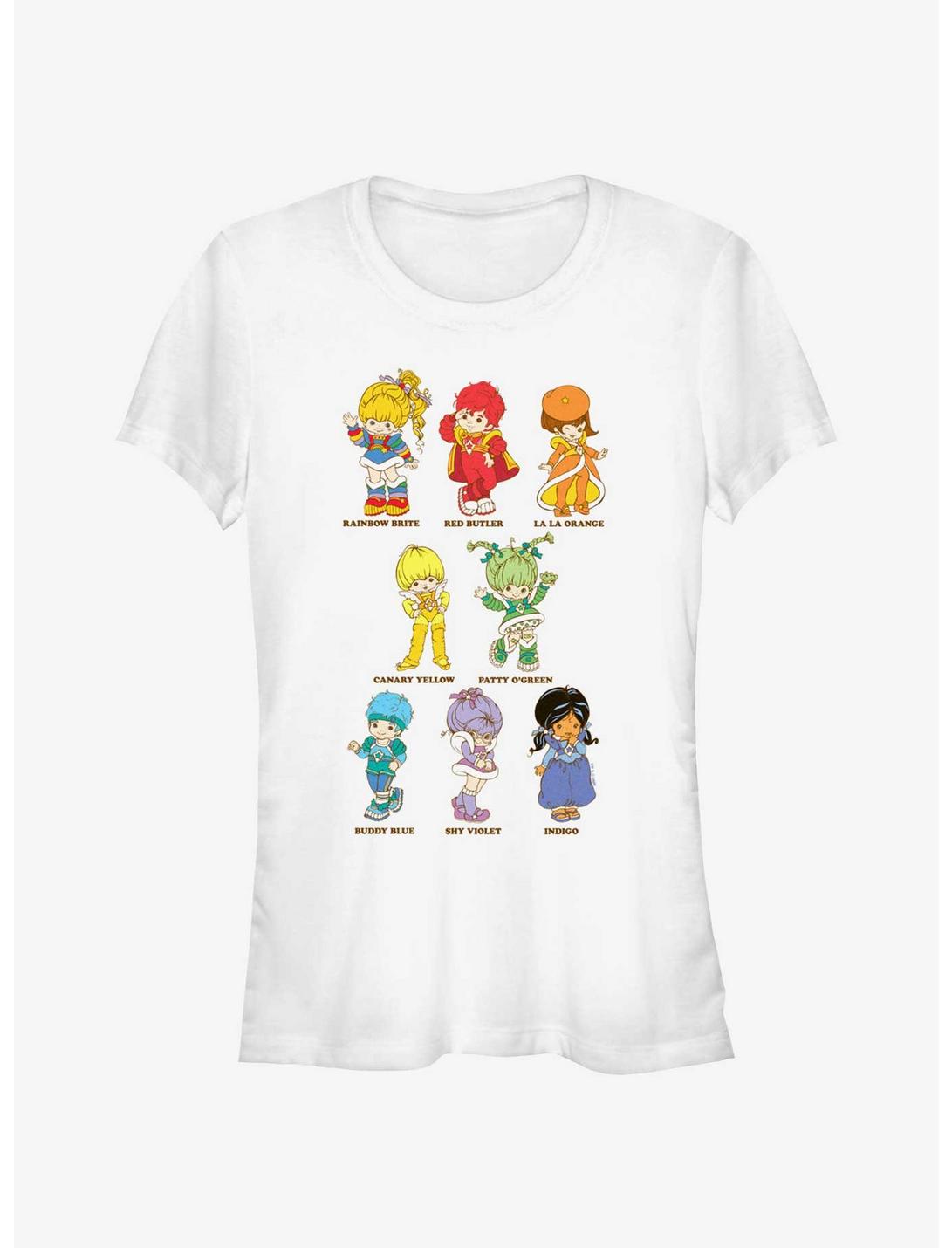 Rainbow Brite Rainbow Friends Girls T-Shirt, WHITE, hi-res