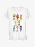 Rainbow Brite Rainbow Friends Girls T-Shirt, WHITE, hi-res