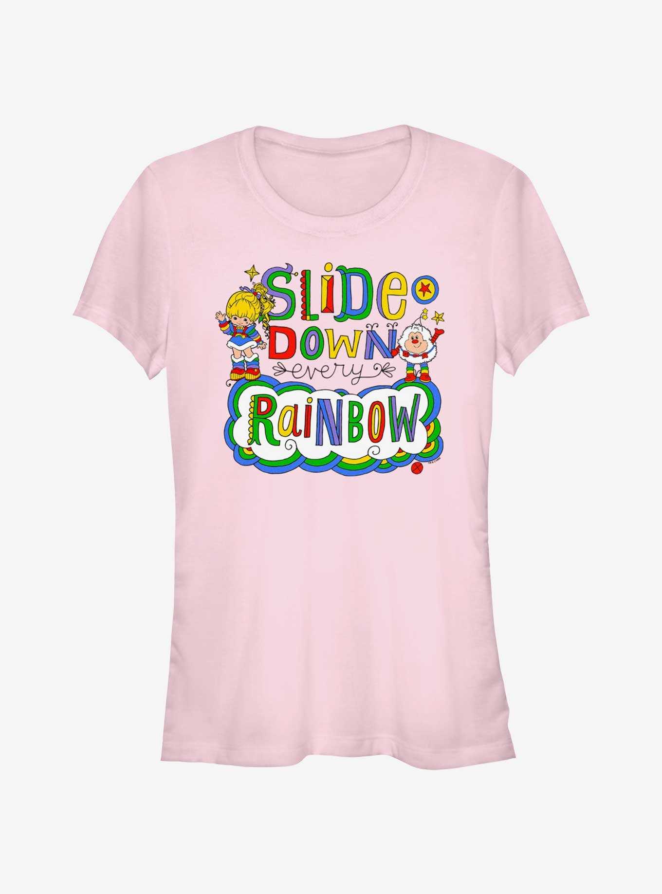 Rainbow Brite Slide Down Every Rainbow Girls T-Shirt, , hi-res