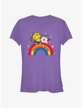 Rainbow Brite Wishing On A Rainbow Girls T-Shirt, PURPLE, hi-res