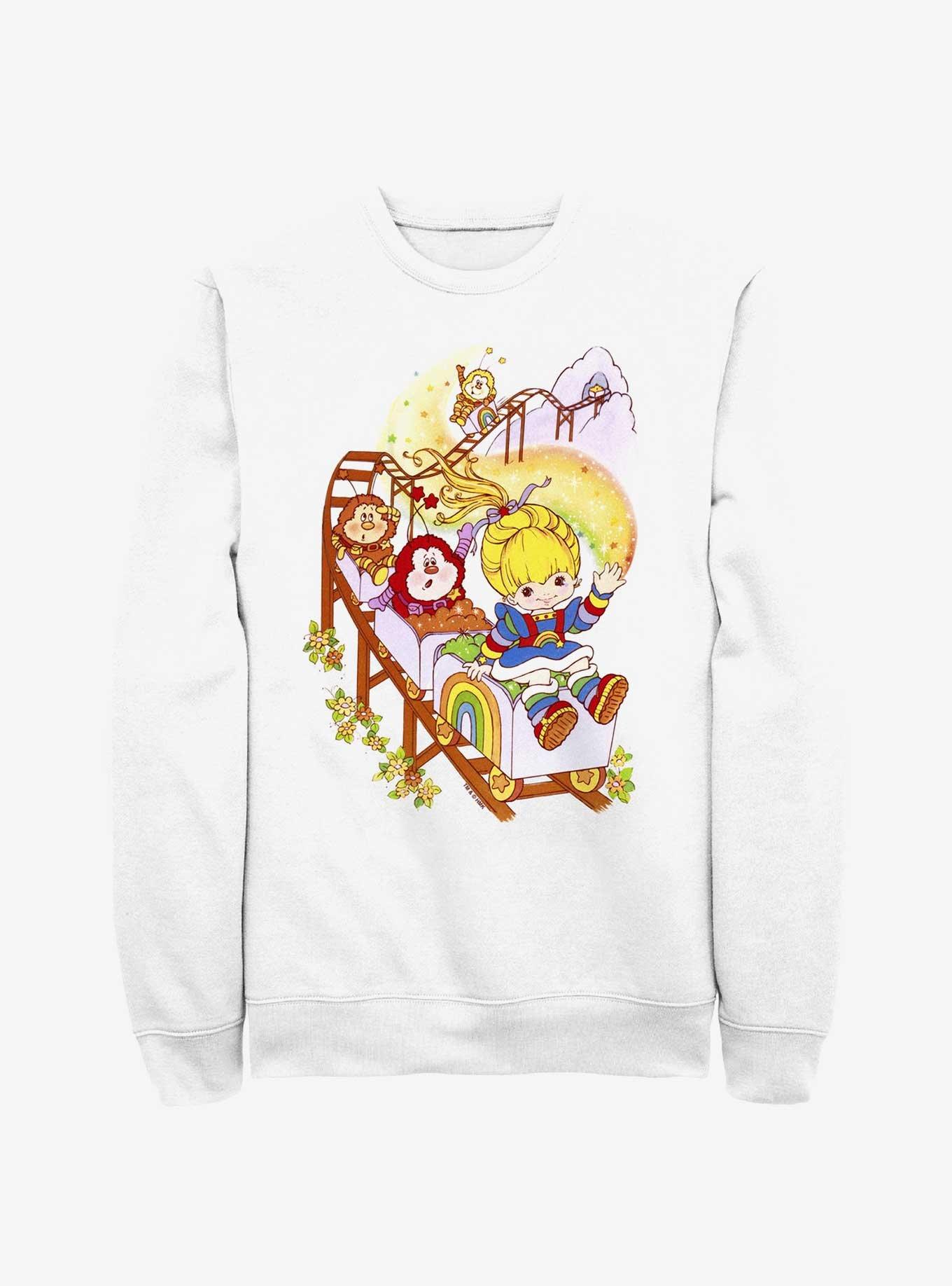 Rainbow Brite Rainbow Coaster Sweatshirt, WHITE, hi-res