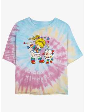 Rainbow Brite & Twink Girls Tie-Dye Crop T-Shirt, , hi-res