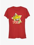 Rainbow Brite Star Badge Girls T-Shirt, RED, hi-res