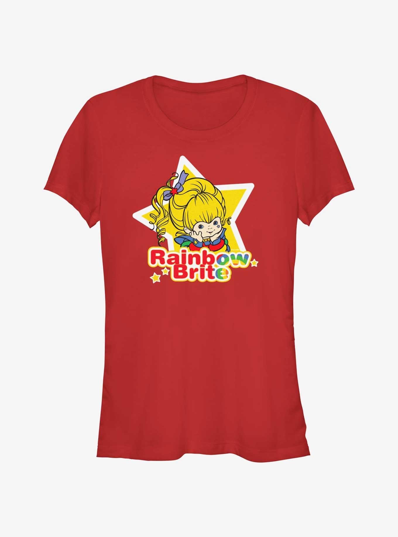 Rainbow Brite Star Badge Girls T-Shirt, , hi-res