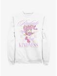 Rainbow Brite Tickled Pink Radiate Kindness Sweatshirt, WHITE, hi-res