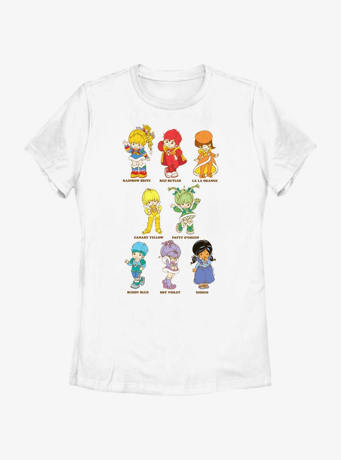 Rainbow Brite Rainbow Friends Womens T-Shirt, WHITE, hi-res
