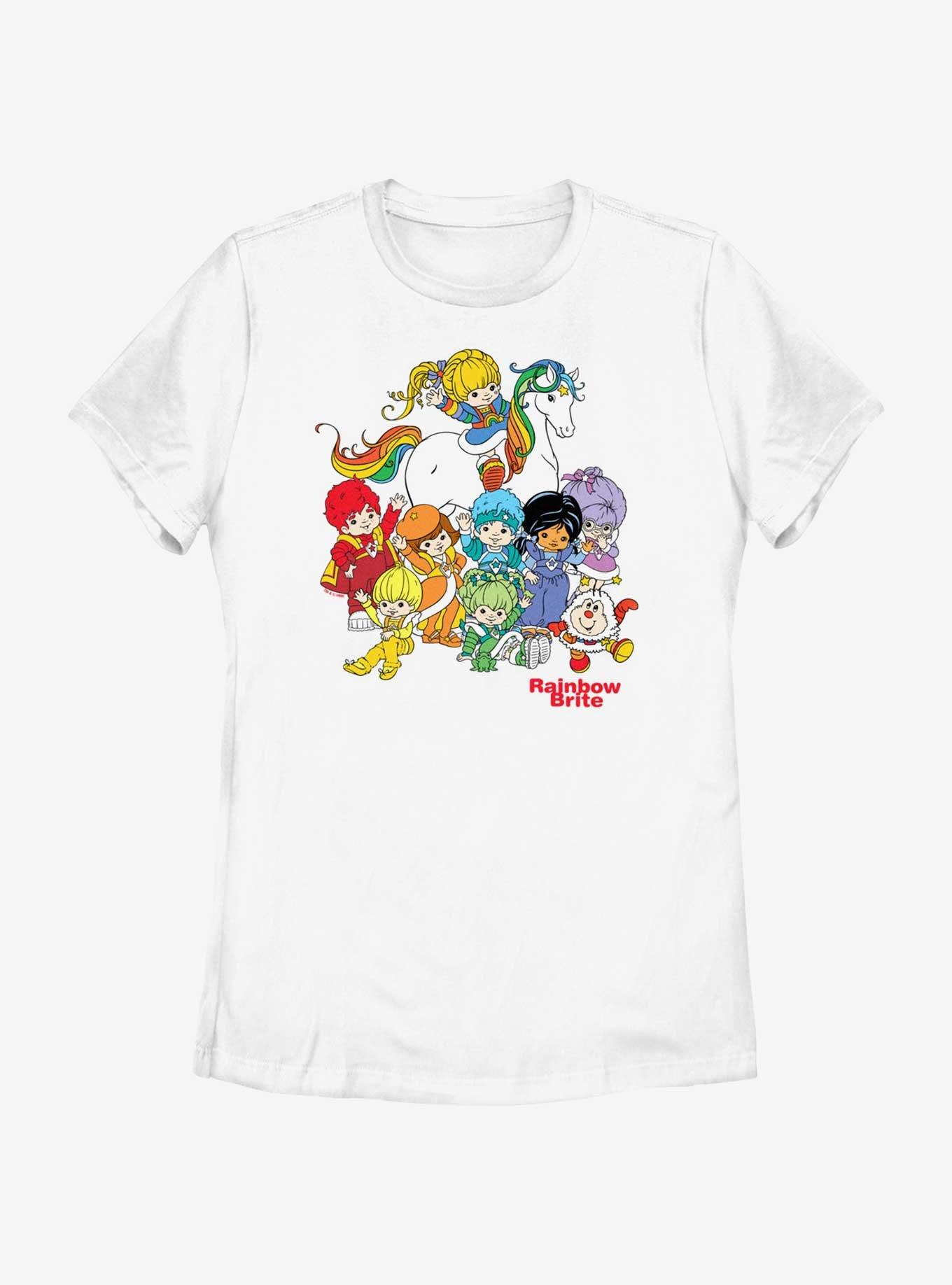 Rainbow Brite & Friends Womens T-Shirt, WHITE, hi-res