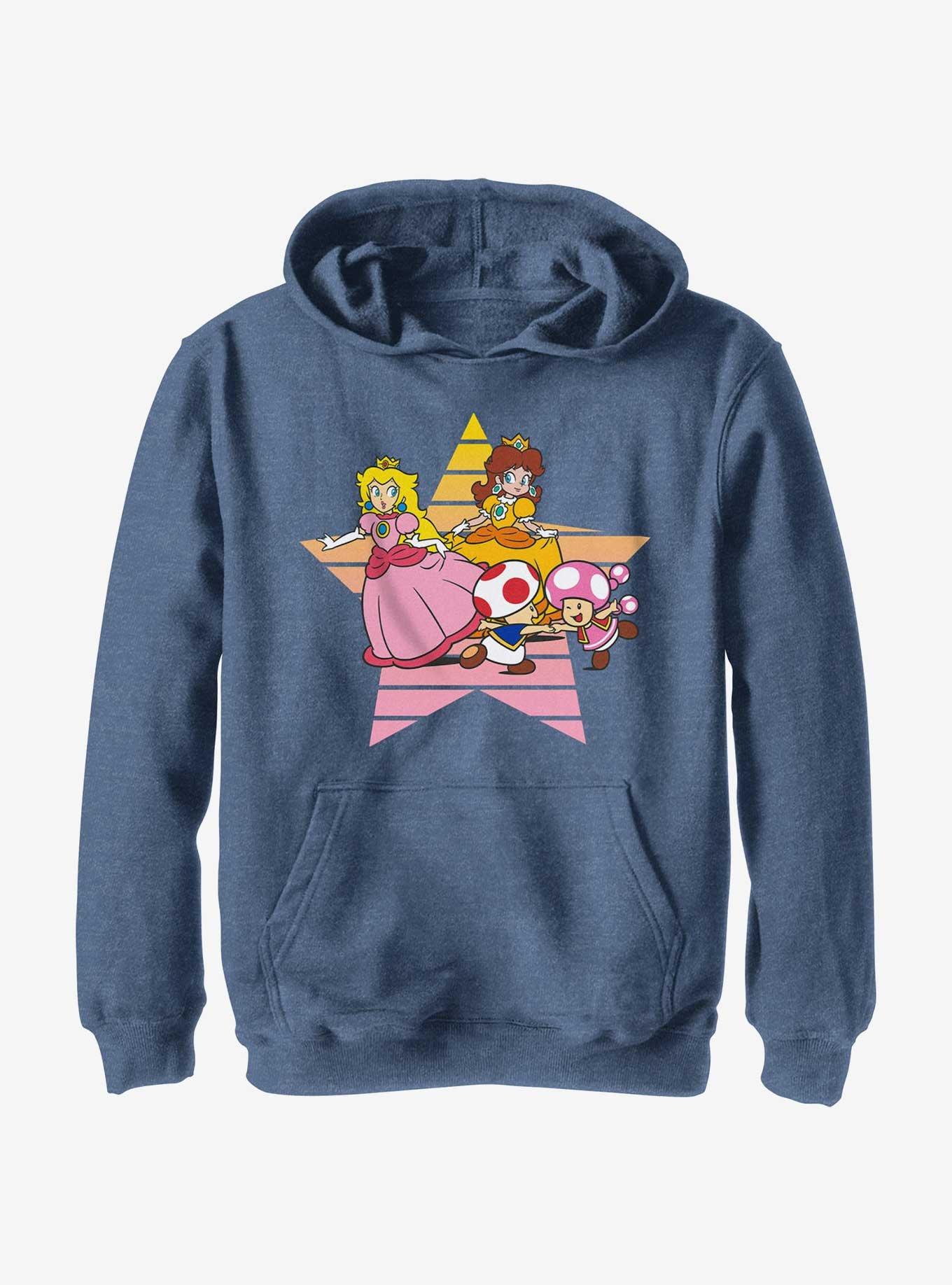 Nintendo Princess Peach & Daisy Star Youth Hoodie, , hi-res