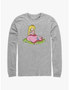 Nintendo Peach And A Butterfly Long-Sleeve T-Shirt, , hi-res