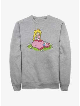Nintendo Peach And A Butterfly Sweatshirt, , hi-res