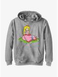 Nintendo Peach And A Butterfly Youth Hoodie, ATH HTR, hi-res