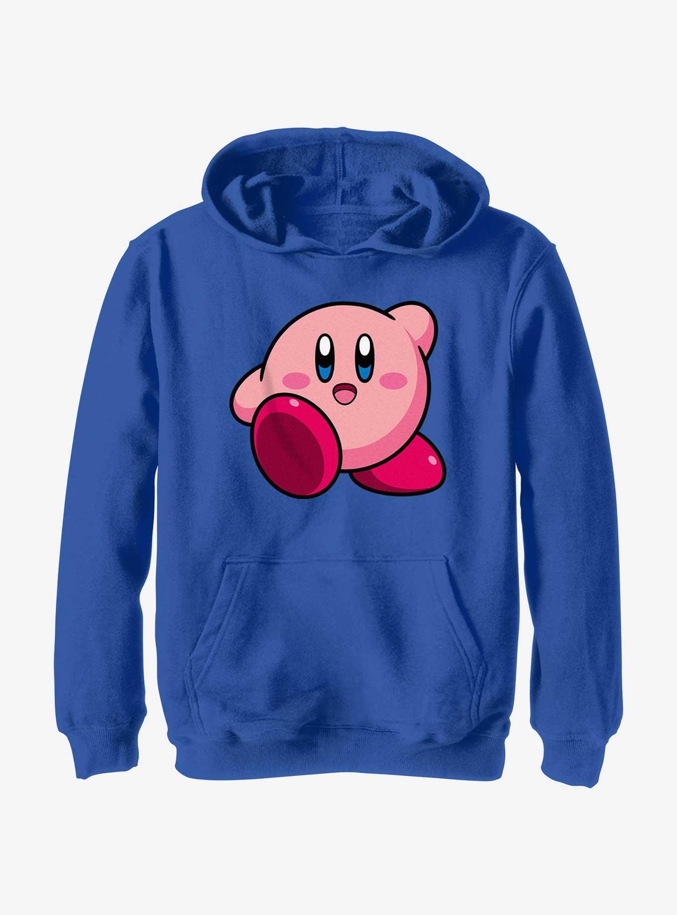 Kirby Big Kirby Waving Youth Hoodie, , hi-res