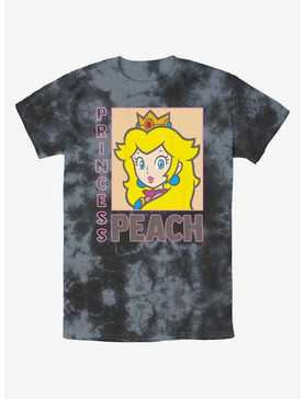 Nintendo Princess Peach Poster Tie-Dye T-Shirt, , hi-res
