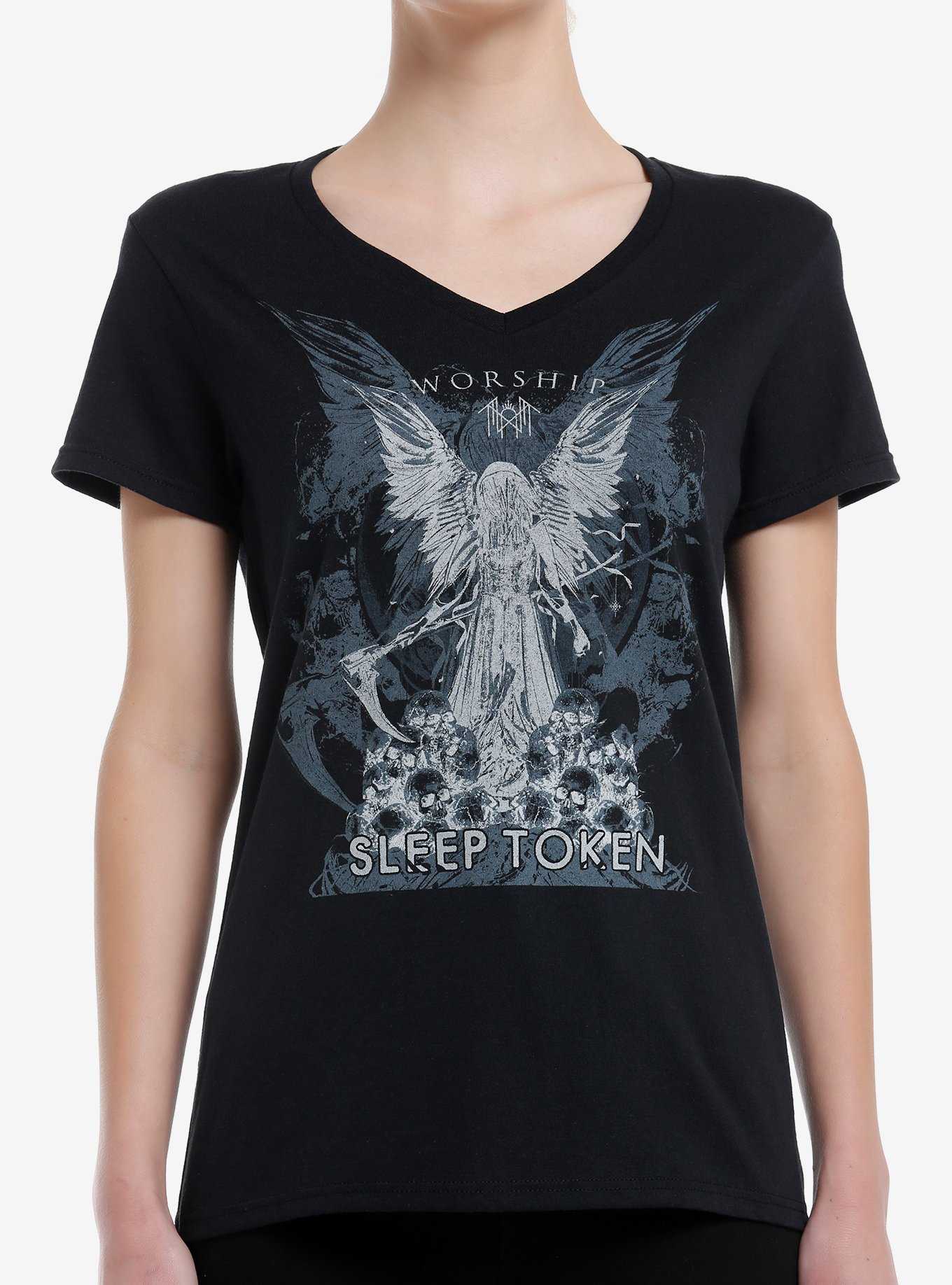 Sleep Token Worship V-Neck Girls T-Shirt, , hi-res