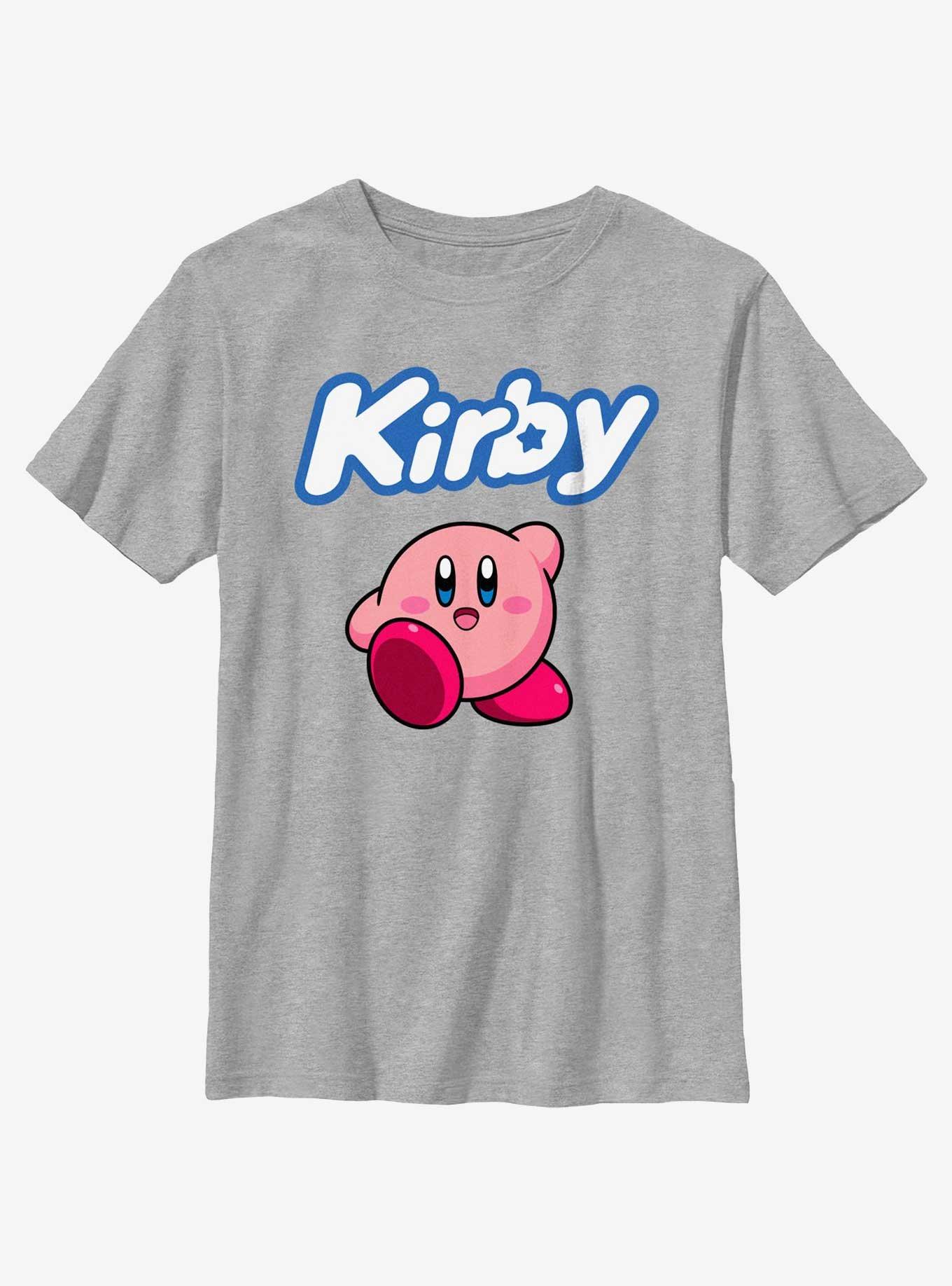 Kirby Simply Kirby Youth T-Shirt, ATH HTR, hi-res