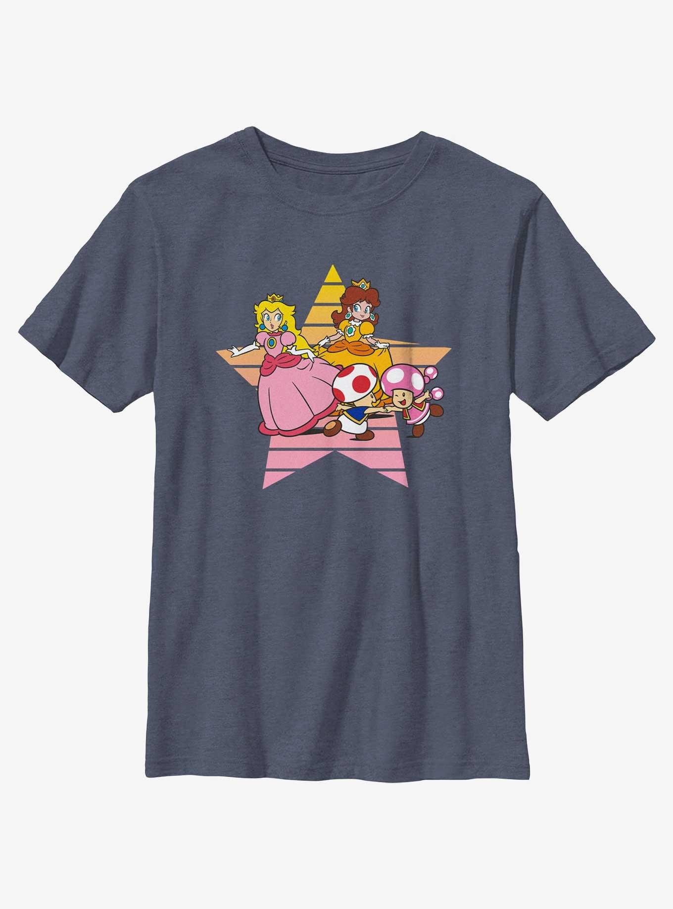 Nintendo Princess Peach & Daisy Star Youth T-Shirt